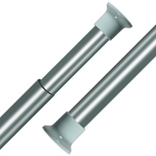 Карниз для ванной раздвижной, длина от 120 до 210 см, 117x4x5см