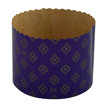 Форма для кулича бумажная Пасхальная ночь. Набор 3 шт. Диаметр 13,5 см, высота 9,5 см