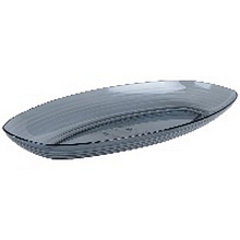 Тарелка Basilic (шерл) 24,5х12,5х2,5 см.