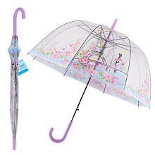 Зонт Весна в Париже, полуавтоматический, диаметр 80 см
