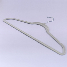 Вешалка-плечики Велюр, размер 44-46. (серый цв.)