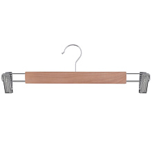 Вешалка с 2 прищепками, 33 см (натур.цв.)