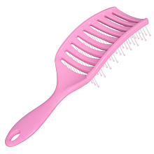 Расческа массажная для волос, розовая, 20,7х7,5х3,6 см