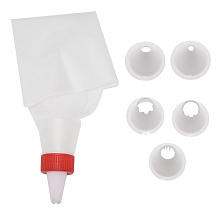 Декоратор для крема с 6 насадками 8 Декоратор для крема с 6 насадками