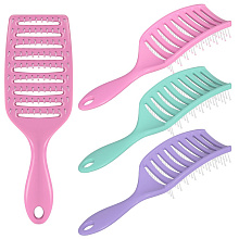 Расческа массажная для волос, розовая, 20,7х7,5х3,6 см