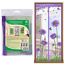 Антимоскитная сетка Герберы для дверного проема 2,1х1,0 м 2 Антимоскитная сетка Герберы для дверного проема 2,1х1,0 м