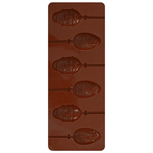 Форма для конфет в наборе с палочками Пасхальная, 25,5х9,5х0,9 см