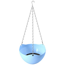Кашпо подвесное с дренажной сеткой, диаметр 23 см, глубина 12,5 см