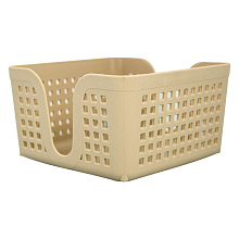 Салфетница Лофт квадратная (латте), 15х15х8,5 см