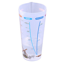 Стакан мерный Сахар/Мука/Вода/Крахмал/Пудра/Масло 500 мл.