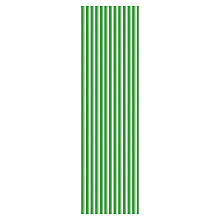 Дорожка на стол Полоски зеленая, 45х145см