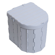 Туалет складной туристический WC 28х30х33 см.