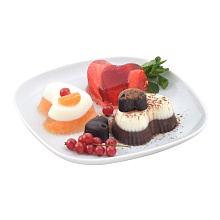 Формы для выпечки силиконовые, набор 6 шт, Сердце, 6х4,5 см