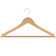 Вешалка-плечики, размер 44-46. (антискольз./натур.цв)