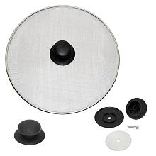 Сито плоское Крышка и экран от брызг, диаметр 28см 4 Сито плоское Крышка и экран от брызг, диаметр 28см