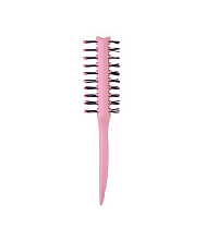 Расческа массажная для волос двусторонняя, розовая, 23,5х3,8х1,3 см