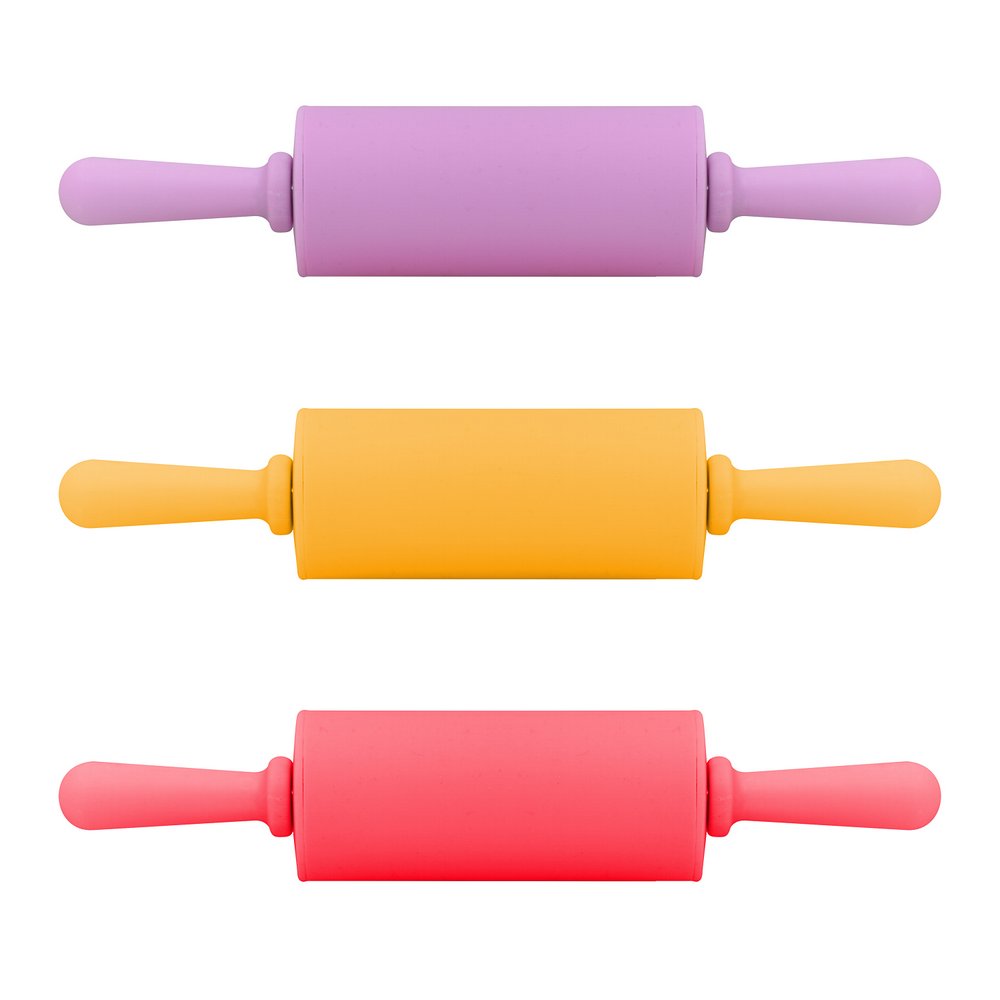 Скалка с пластмассовыми ручками, длина 22см 4 Скалка с пластмассовыми ручками, длина 22см